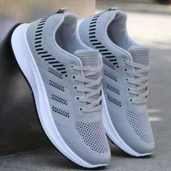 Nuove scarpe casual ispessite resistenti all'usura da uomo, scarpe sportive alla moda, tennis traspirante, tennis da allenamento per passeggiate all'aperto 6