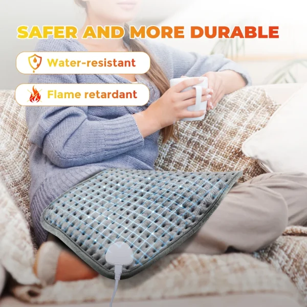 60*30 CM Coperta di Riscaldamento Elettrico Tappetino Riscaldato Electro Copriletto per Divano Letto Caldo Inverno Coperte Termiche Scaldino Uso Domestico 2