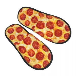 Pantofole da interno in peluche Pepper Pizza scarpe morbide calde calzature per la casa autunno inverno 1