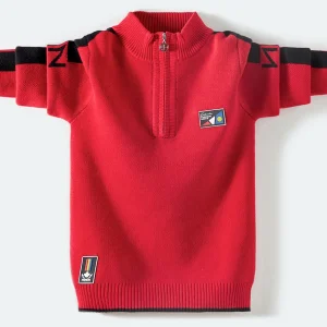 Maglione per bambini tenere al caldo in inverno nuovo abbigliamento in cotone pullover maglione ragazzi vestiti abbigliamento per bambini maglione lavorato a maglia 1