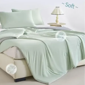 Trapunta per gelato di classe A, trapunta sottile estiva in seta con sensazione di freschezza, trapunta per aria condizionata, coperta singola doppia per dormitorio 1