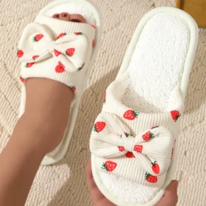 Pantofole da donna Dolci pantofole bohémien Scarpe da casa Comode leggere e silenziose Scivoli da soggiorno antiscivolo in EVA per tutte le stagioni 1