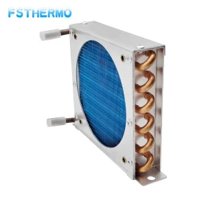 Condensatore raffreddato ad aria con alette in alluminio, piccolo evaporatore, radiatore dell'aria condizionata 1