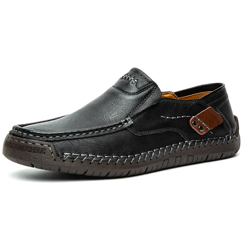Scarpe da uomo Casual Comodi mocassini da uomo Slip On Scarpe basse da uomo in pelle Vendita calda Mocassini Walking Man in pelle fatta a mano 6