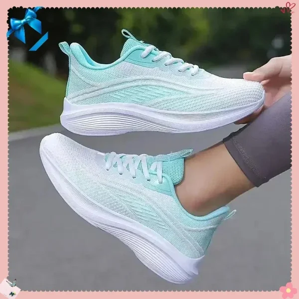 Nuove scarpe da corsa casual da donna 2025 - Mesh antiscivolo traspirante alla moda per l'escursionismo estivo e il tennis Opzione di coppia 1