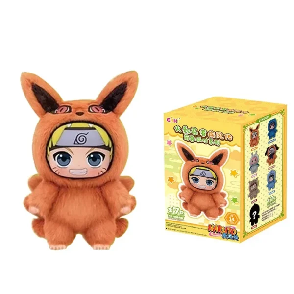 2025 Nuovo Eaki Naruto Cute Beast Party - Naruto & Sasuke Blind Box Figura Portachiavi Fascino Ornamento Giocattolo Regalo Di Natale 2