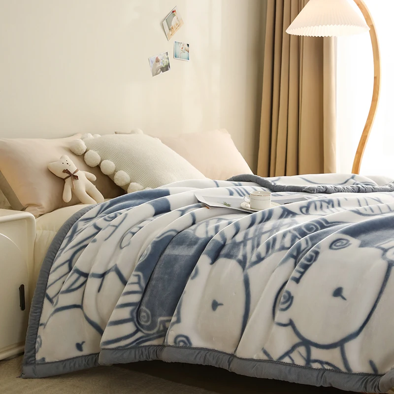 1 pezzo di coperta multifunzionale stampata alla moda, coperta per coprire tutto il corpo per tutte le stagioni per persone singole e doppie, coperta per pisolino 4