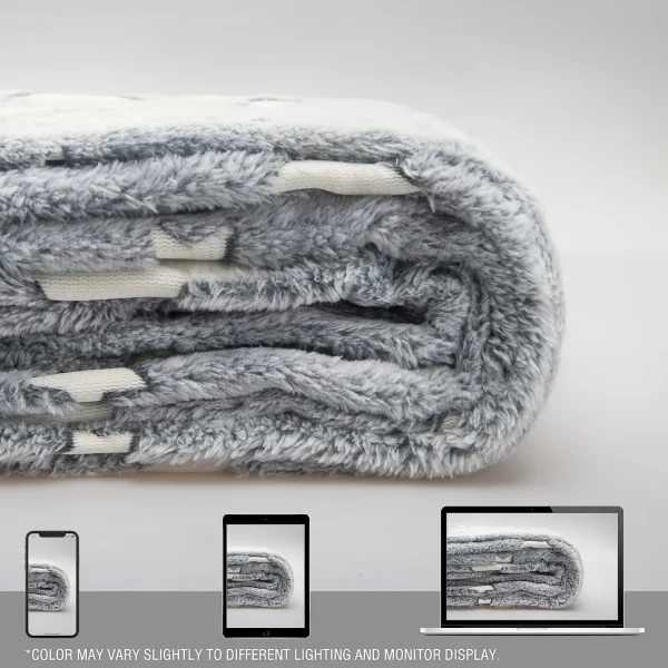 1 pezzo di coperta da tiro con luna che si illumina al buio per ragazzi e ragazze, coperta luminosa per compleanno per bambini piccoli, coperte morbide e accoglienti 4