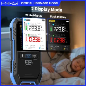 Rilevatore misuratore EMF FNIRSI ERD-10 Rilevatore di radiazioni elettromagnetiche 4IN-1 1