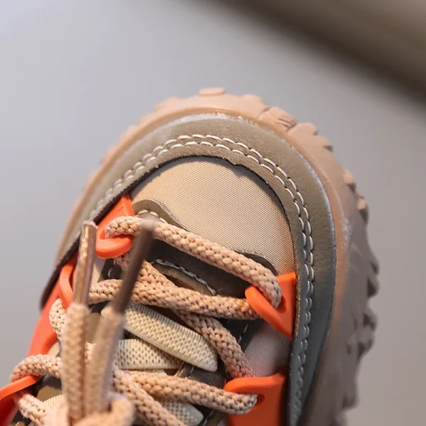 Scarpe sportive per bambini Neonati maschi Scarpe da esterno traspiranti in mesh Scarpe da corsa casual per bambine Scarpe da ginnastica per bambini 21-36 5