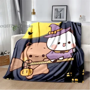 Simpatica coperta serie Bubu e Dudu in flanella, accogliente e morbida copriletto in pile, classica coperta da cartone animato, decke 1