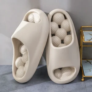 Pantofole da bagno unisex in EVA Pantofole da interno per massaggio con perdite d'acqua Comode pantofole casual traspiranti 1