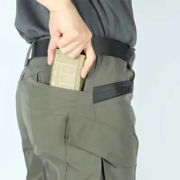 Pantaloni tattici estivi all'aperto Pantaloni da lavoro resistenti all'usura Pantaloni cargo multitasche Allenamento da caccia leggero Jogging casual 5