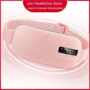 Tappetino riscaldante elettrico per cintura per massaggio addominale mestruale Cintura per sollievo dei crampi addome Macchina vibrante per palazzo caldo 1