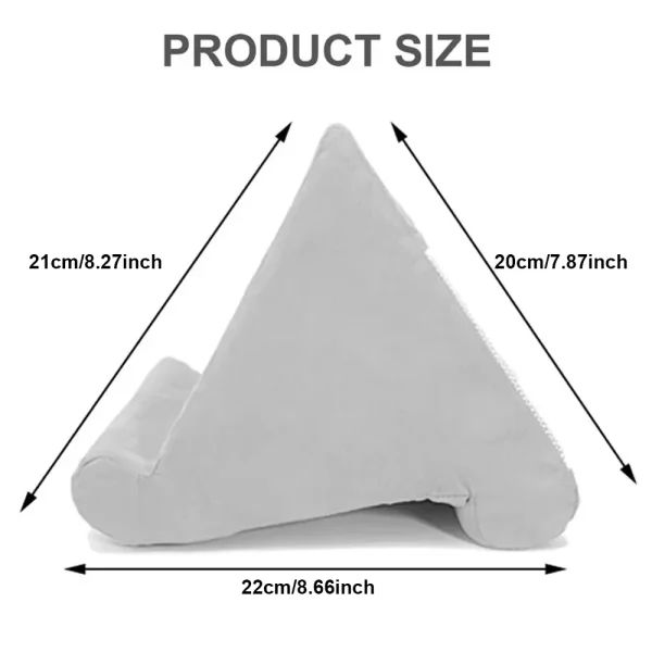 Xnyocn Supporto per tablet Supporto per cuscino in spugna multifunzione per iPad Samsung Huawei Supporto per lettura linguetta Supporto per staffa per montaggio su letto Libro 4