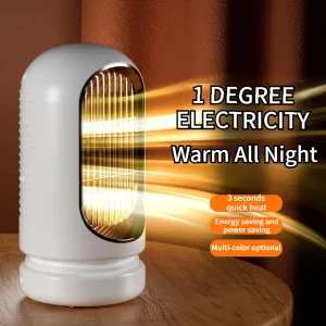 Piccolo riscaldatore elettrico a risparmio energetico per la casa, temperatura costante, riscaldamento rapido e protezione di sicurezza dallo spegnimento 1