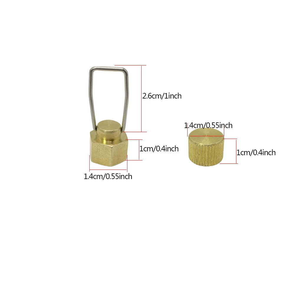 Tappo per fornello da campeggio esterno Accessori per gas Serbatoio del gas piatto Tappo anti-perdite Tappo di blocco della linea di collegamento del gas liquefatto Tappo del serbatoio del gas 4