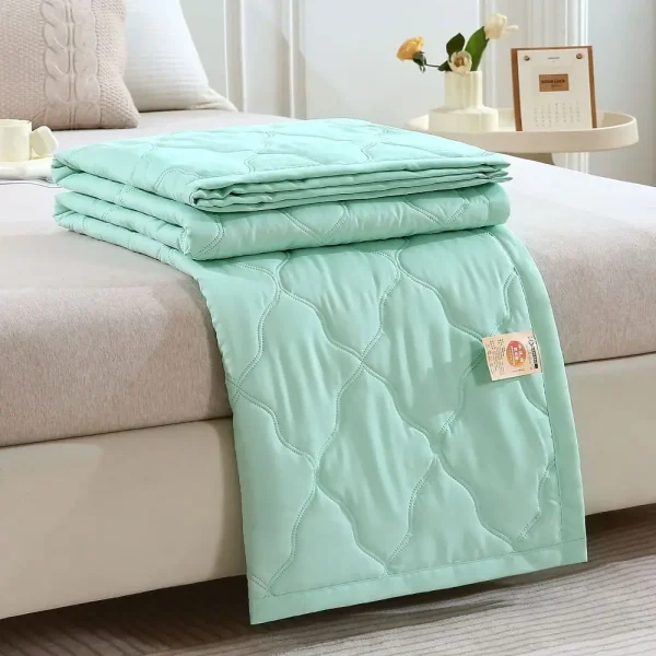 1PC coperta rinfrescante coperta traspirante delicata sulla pelle trapunta termica a doppia faccia comoda trapunta in tinta unita tessili per la casa 6