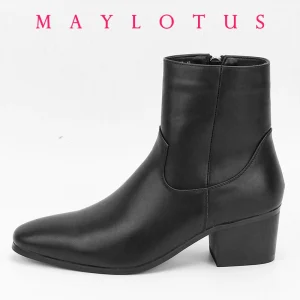 Nuovi stivali Chelsea Scarpe da uomo PU Nero Moda Versatile Business Casual Stile britannico Street Party Wear Stivaletti classici 1