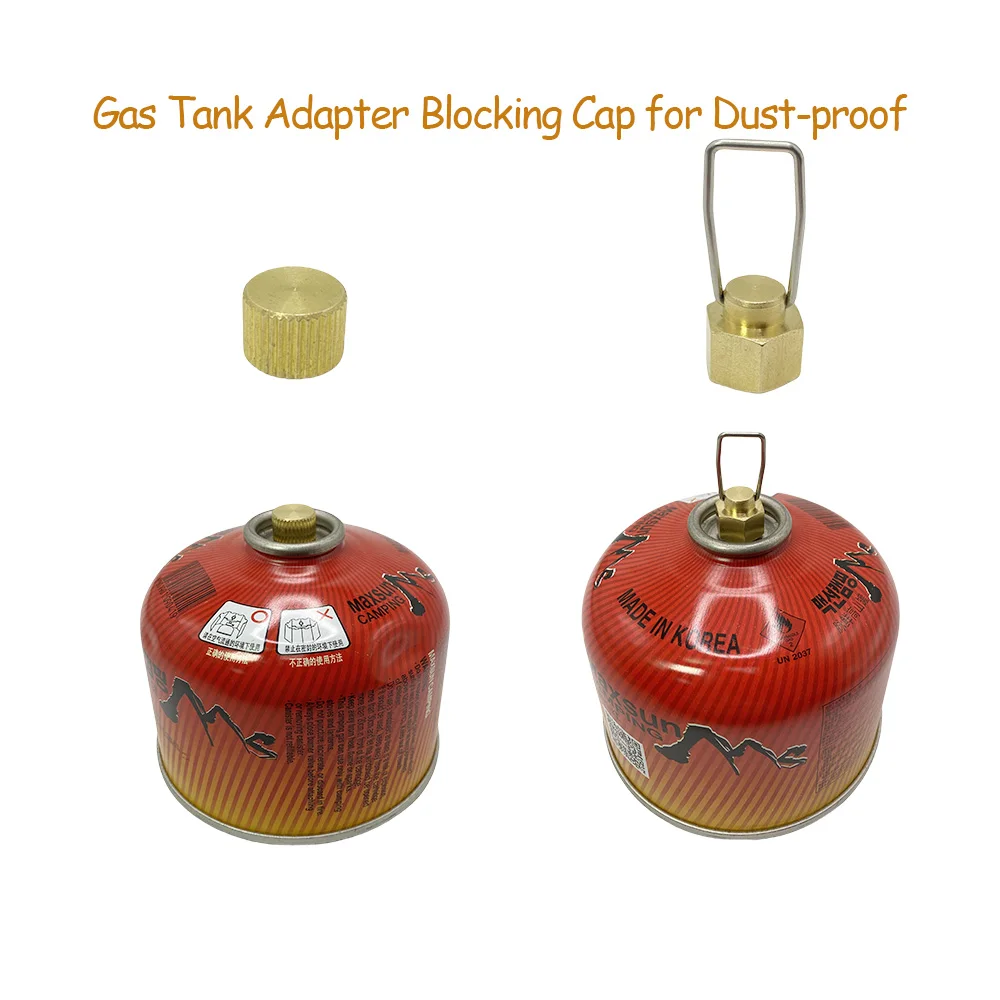 Tappo per fornello da campeggio esterno Accessori per gas Serbatoio del gas piatto Tappo anti-perdite Tappo di blocco della linea di collegamento del gas liquefatto Tappo del serbatoio del gas 5
