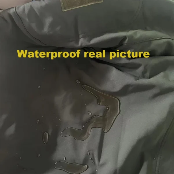 Giacche cargo impermeabili Softshell invernali da uomo Cappotto con cappuccio da uomo Combattimento Pesca Escursionismo Campeggio Arrampicata Sci Caccia all'aperto 6