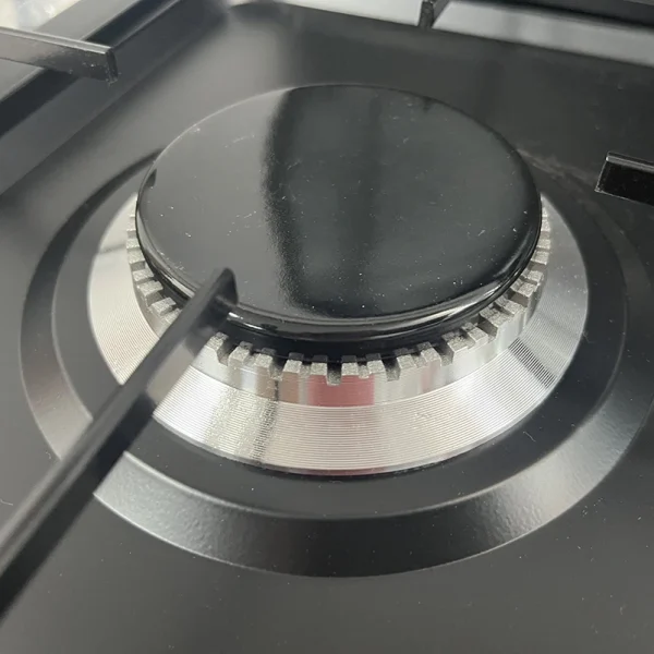 Fornello a gas portatile a tre fuochi di qualità USA con regolatore e tubo flessibile standard USA 6