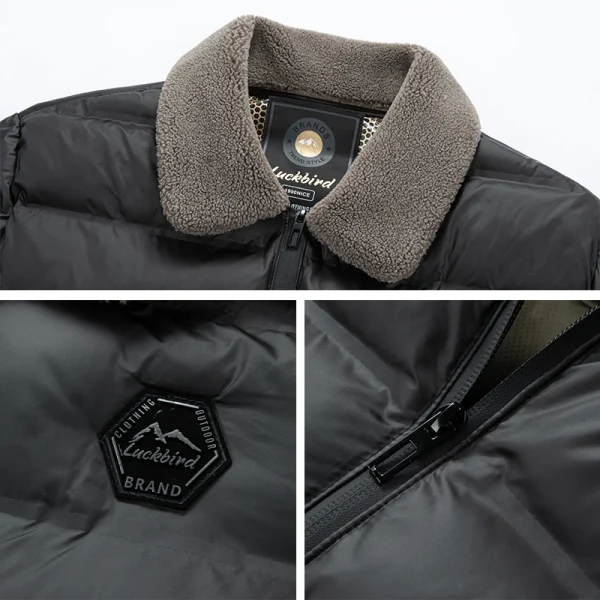 Grande Collare 2026 Nuovo Inverno Parka Da Uomo Addensare Casual Outwear Slim Fit Outwear Impermeabile Caldo Collare Del Basamento Outwear Cappotto 4