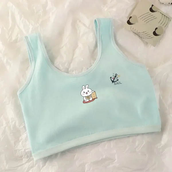 Nuove ragazze Big Boy Canottiera in cotone Studenti delle scuole medie 8-12-16 anni Ragazze Intimo Studente Biancheria intima Reggiseno Canotta 4