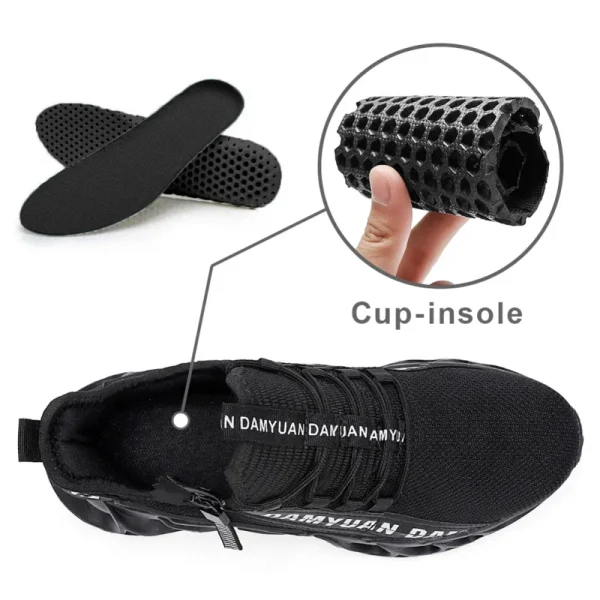 Nuova primavera e autunno con suola morbida da corsa da uomo in mesh traspirante scarpe sportive casual scarpe alla moda da uomo sneaker leggera 5