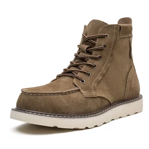 Scarpe da trekking da uomo all'aperto Stivali da caccia tattici impermeabili in pelle Scarpe da ginnastica da campeggio nel deserto Scarpe casual da trekking da uomo alla caviglia 1