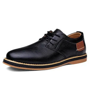 Scarpe eleganti da uomo con plateau, traspiranti, casual, da lavoro, in pelle di lusso, con rialzo, più alte, di lusso, in vera pelle, taglia 48 1