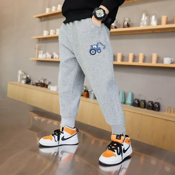 Cartoon Car Pantaloni per bambini Ragazzi Ragazze Pantaloni sportivi Pantaloni Pantaloni sportivi in cotone 3-14 anni Primavera Autunno Pantaloni da pista per ragazzi 3