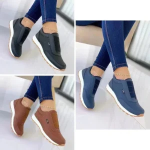 primavera autunno Nuovo casual piatto Outdoor antiscivolo Sneakers da donna Piattaforma di moda da donna Scarpe vulcanizzate Plus Size Zapatillas Muje 1