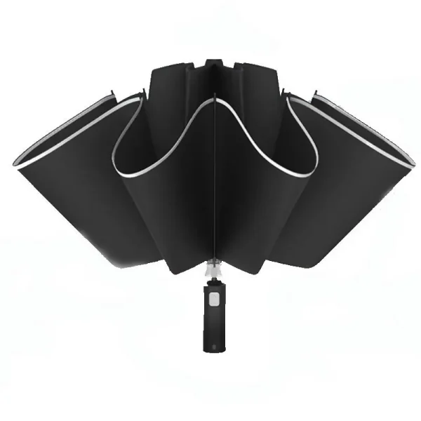 Ombrello elettrico intelligente Ombrelli neri avanzati Robusto durevole Ombrello per auto automatico resistente al vento Designer di ombrelli di lusso 2