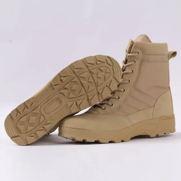 Stivali tattici Stivali da uomo Stivali da combattimento nel deserto delle forze speciali Stivali da trekking all'aperto Scarpe alla caviglia Scarpe da lavoro antinfortunistiche da uomo 6
