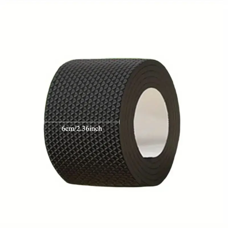 1 rotolo di adesivo per suola di scarpa spesso antiscivolo resistente all'usura - Tacco antiabrasione per una protezione più silenziosa dei tacchi grossi che cancellano il suono 5