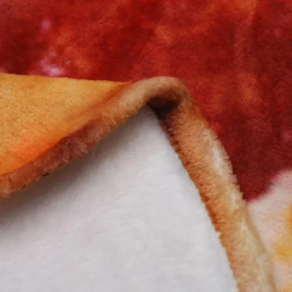 WASART Warm coral fleece tortilla pizza coperta messicana round lavash wool sofa plaid winter fluffy plush large throw coperte 5