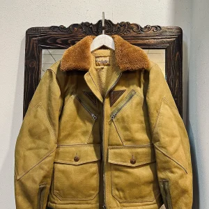 CDCV798 europeo formato usa di alta qualità Super caldo genuino 22 once cappotto di tela Mens grande B3 Shearling Bomber fodera in pelliccia Merino giacca 1