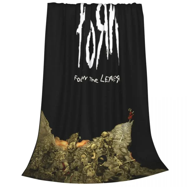Korn Follow The Leader coperta decorazione in velluto multifunzione coperte Super calde per copriletti divano divano 3