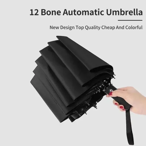 Ombrello a 12 ossa parasole antivento per Smart Fortwo Forfour 453 451 450 Crossblade City Cabrio City-Coupe Roadster 3
