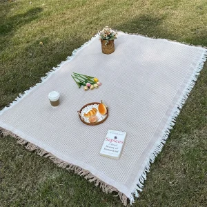 Coperta da Picnic per maglieria tappetino da Picnic all'aperto coperte morbide per divani asciugamano fodera per divano All Inclusive tovaglia antipolvere 1