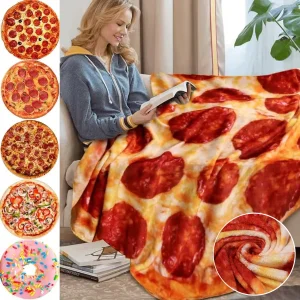 WASART Warm coral fleece tortilla pizza coperta messicana round lavash wool sofa plaid winter fluffy plush large throw coperte 1