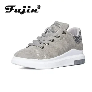 Koznoy marca 2024 autunno scarpe da donna sneakers morbide e comode scarpe Casual moda donna appartamenti scarpe femminili per donna PU 1