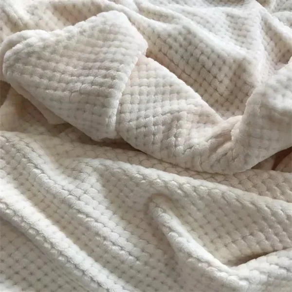 Coperte in pile corallo stile giapponese 300gsm primavera estate morbida soffice pelliccia sintetica visone tiro solido copridivano copriletto coperte scozzesi 4