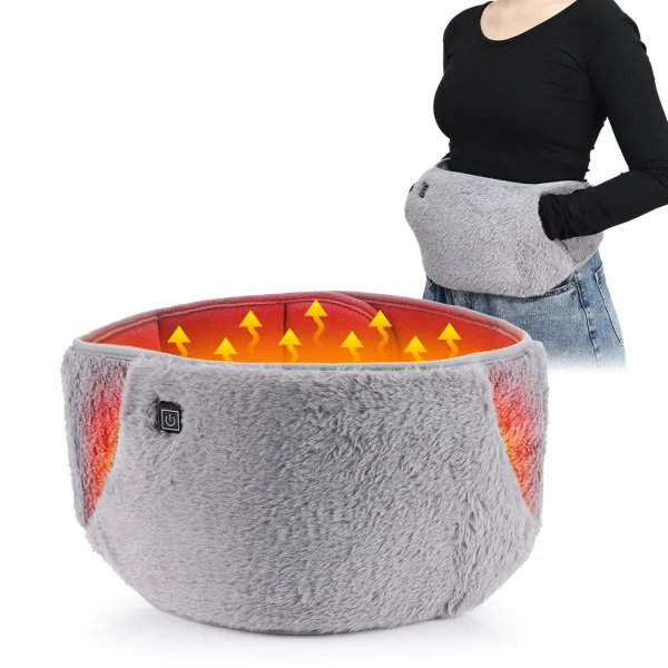 Cintura riscaldante elettrica Scaldamani USB Riscaldatore invernale Scaldamani Terapia con impacco caldo Cuscinetto riscaldante per utero lombare addominale 1