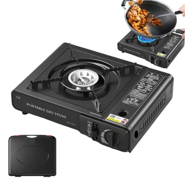 Cocina Portatil Portable Gas Stove With Case Automatic Ignition Precise Heat Control Camping And Outdoor Cooking 5