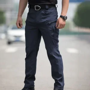 Pantaloni cargo elastici da uomo Primavera Autunno Autunno Pantaloni tattici Campeggio Escursionismo Trekking Arrampicata Sport militari ad asciugatura rapida all'aperto 1