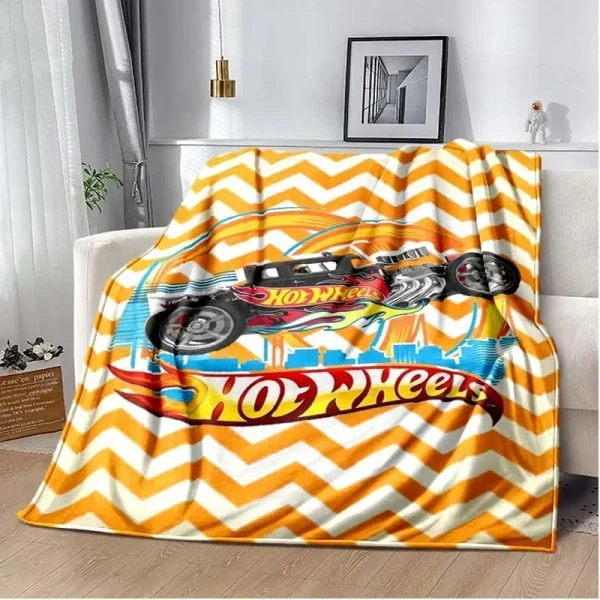 Monster Jam Grave Digger Truck Hot Wheels Coperta per divano Coperta isolante leggera e calda Letto Ginocchiere per auto da ufficio Coperta da tiro 4