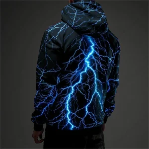 Nuova illuminazione retrò 3d stampa felpa con cappuccio uomo donna moda felpe con cappuccio felpa ragazzo cappotto donna felpe strada tuta oversize adolescenti 1
