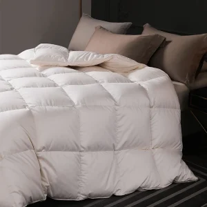 Lussuose trapunte trapunte piumini per letto invernale piumino 2 persone doppio riempito con piumino d'oca bianco di fascia alta puro 95% 5A 1